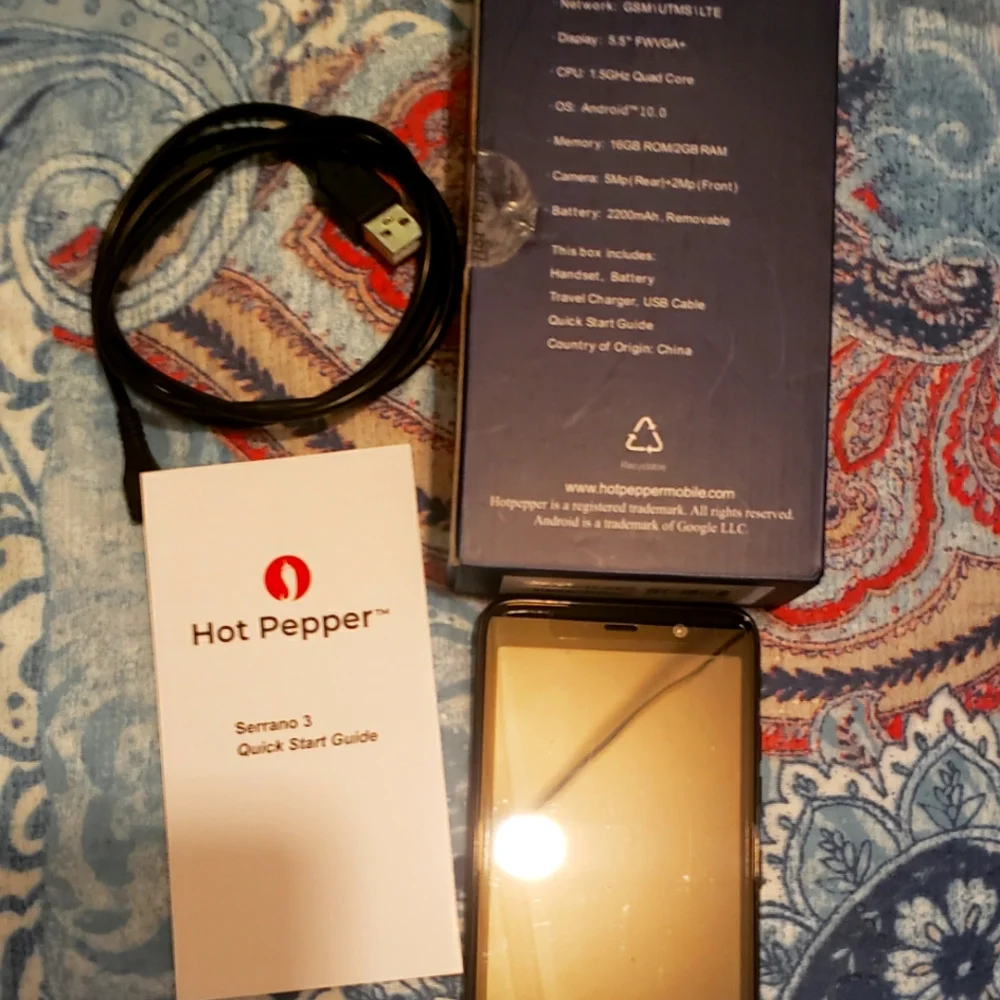 HP SERRANO 3 ANDROID SMARTPHONE